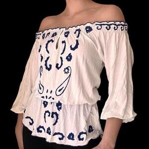 Off the shoulder boston proper